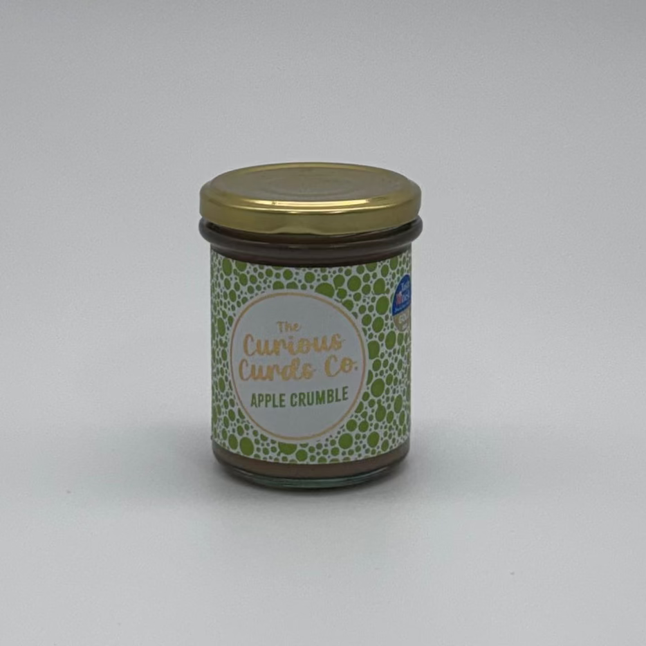 Curious Curds Apple Crumble