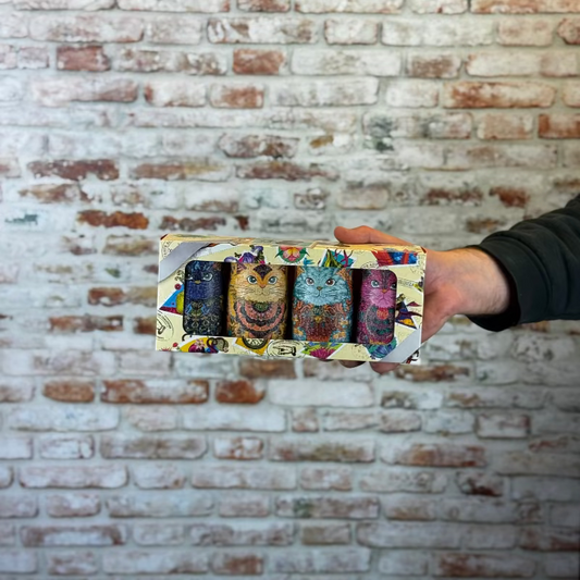 Monty Bojangles 4 x Cat Tin