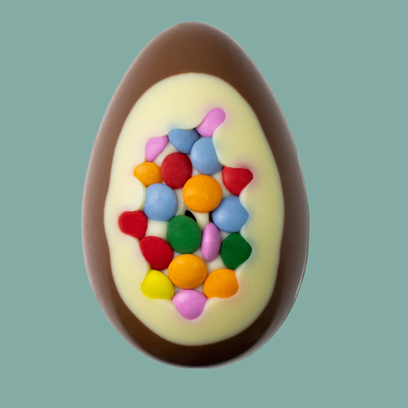 Milk Chocolate Mini Easter Egg with Candy Beans