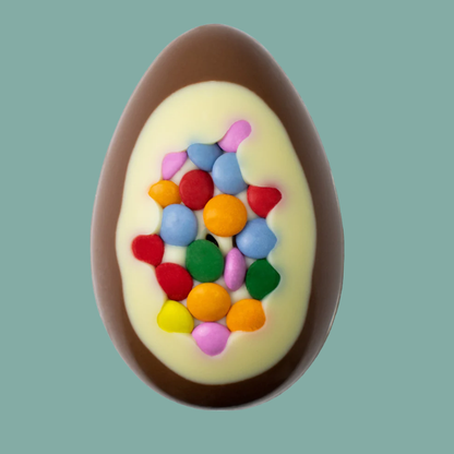 Milk Chocolate Mini Easter Egg with Candy Beans