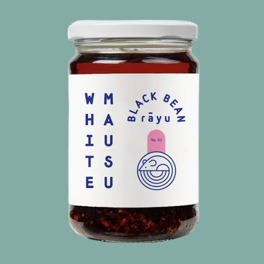 White Mausu Black Bean Rayu