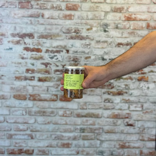 Wild Rice Crispy Shallots